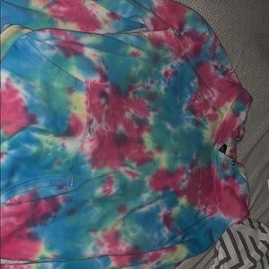 Tie dye Zine hoodie